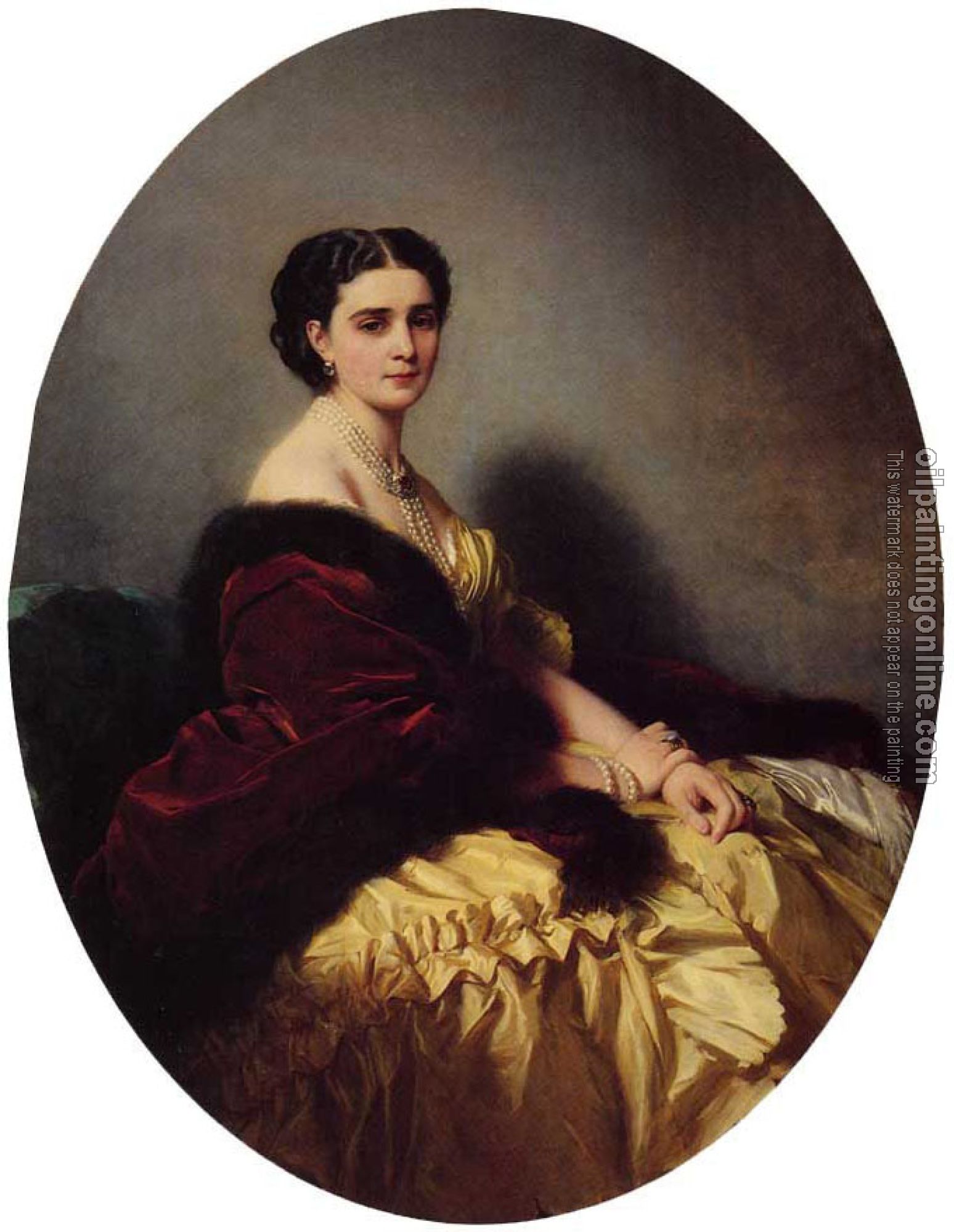 Winterhalter, Franz Xavier - Madame Sofya Petrovna Naryschkina